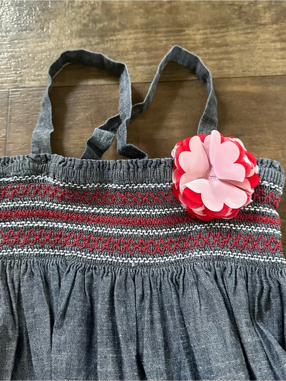 Gymboree Denim dress with flower